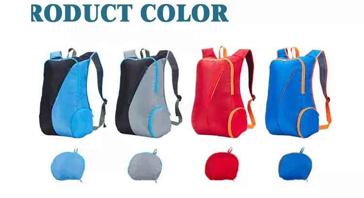 colorful hiking backpacks