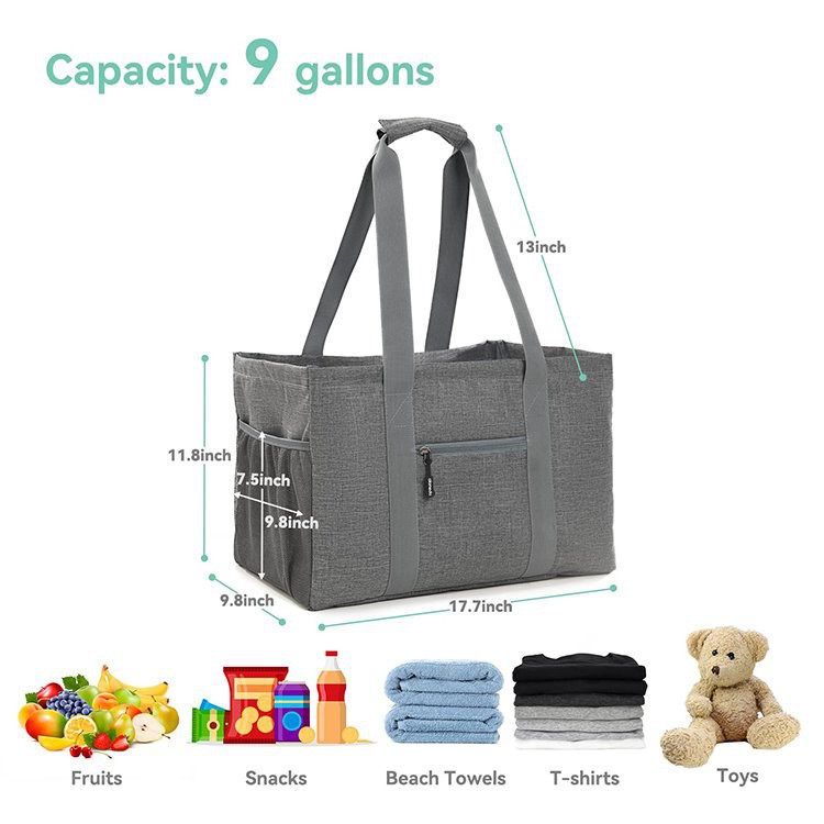 large foldaway tote bag