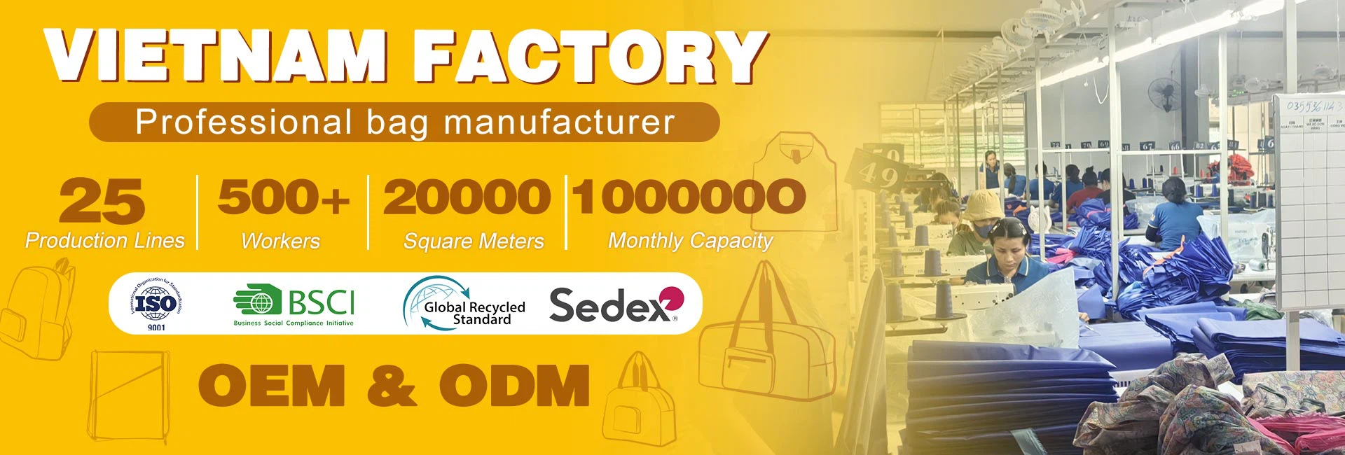 Vietnamese luggage factory